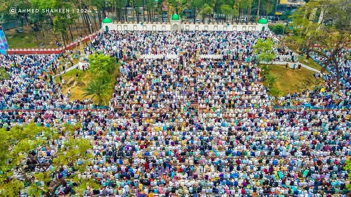 সিলেটে উৎসবের আমেজে ঈদুল ফিতর পালিত