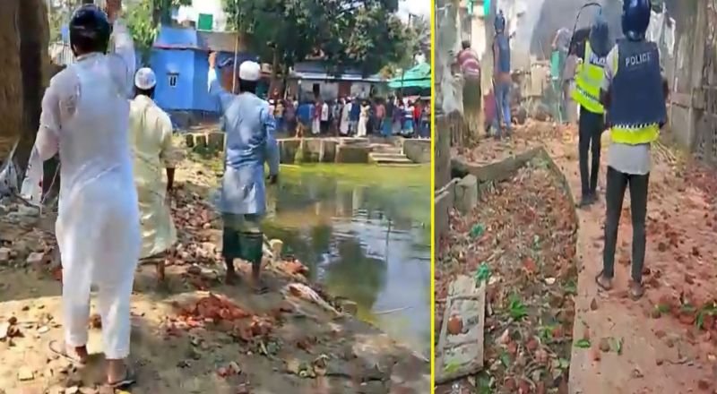 হবিগঞ্জে টিউবওয়েলের পানি নিয়ে তিন ঘন্টা ব্যাপি সংঘর্ষে অর্ধশত আহত