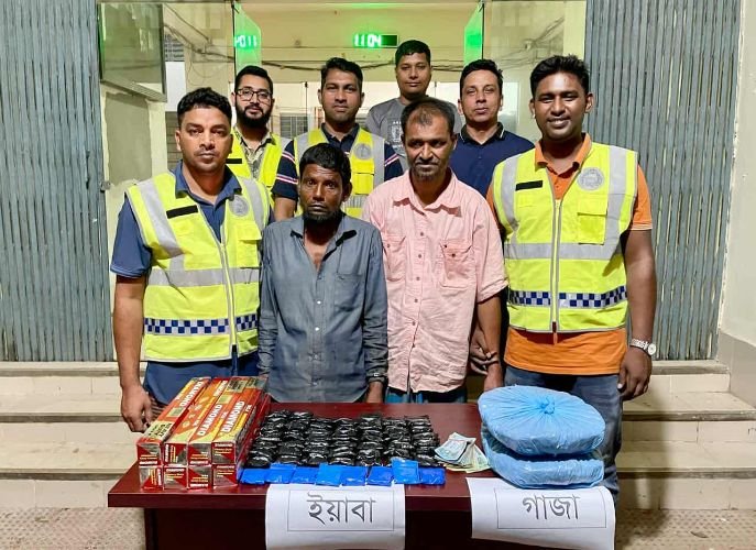 কোম্পানীগঞ্জে ১১ হাজার পিস ইয়াবাসহ গ্রেফতার ২