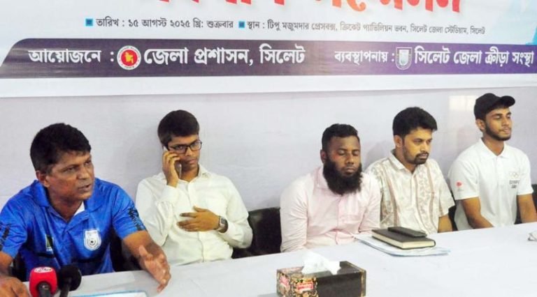 সিলেট জেলা প্রশাসক আন্তঃউপজেলা ফুটবল টুর্নামেন্টের উদ্বোধন আজ