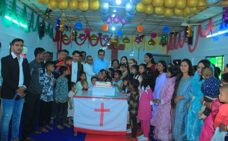 জৈন্তাপুরে খ্রিস্টান ধর্মাবলম্বীদের বড়দিন উৎসব উদযাপন