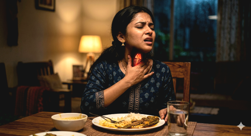 “ঈদে গলায় হাড় আটকে যাওয়া ও অ্যালার্জি এড়াতে করণীয়”-