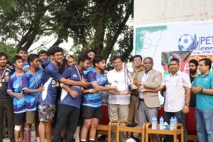 শাবিপ্রবিতে খালেদা জিয়া স্মৃতি ফুটবল টুর্নামেন্টের ফাইনাল, চ্যাম্পিয়ন বিবিএ
