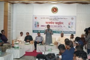 <span style='color:#000;font-size:18px;'>‘নতুন কুঁড়ি স্পোর্টস-২০২৬’-এর জাতীয় পর্যায়ে বিজয়ী সিলেট বিভাগের প্রতিযোগীদের সংবর্ধনা</span><br/> খেলাধুলাকে পেশা হিসেবে প্রতিষ্ঠা করতে হবে: বাণিজ্যমন্ত্রী