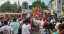 বিদায়বেলায় সিঁদুরের রঙে সম্প্রীতির বন্ধন, শ্রীমঙ্গলে বিজয়া শোভাযাত্রায় হাজারো মানুষের ঢল