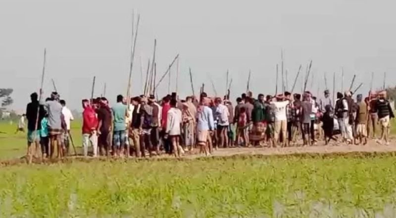 শান্তিগঞ্জে গরুর ধান খাওয়াকে কেন্দ্র করে সংঘর্ষে আহত ৪০
