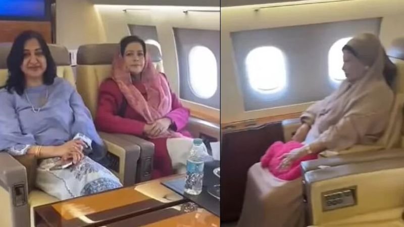 দেশের পথে খালেদা জিয়া