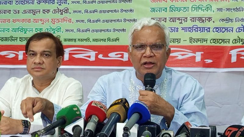 বিএনপি আইনের শাসনে বিশ্বাস করে, মব ভায়োলেন্সে না- জাহিদ হোসেন