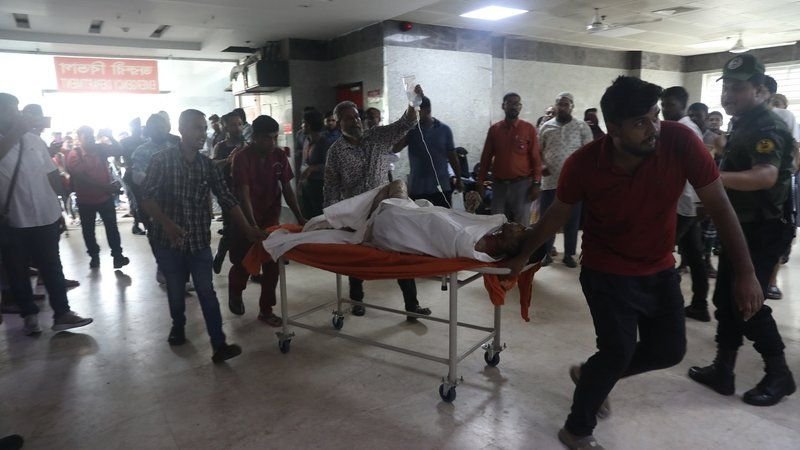 <span style='color:#000;font-size:18px;'>হটলাইন নম্বর— 01949043697</span><br/> ঢাকায় বিমান বিধ্বস্তে নিহত- ১৯, কাল রাষ্ট্রীয় শোক