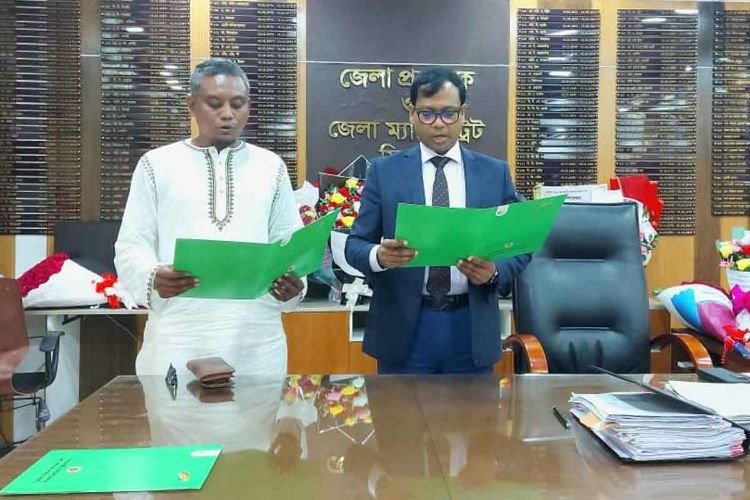 নির্বাচনের ৪ বছর পর শপথ নিলেন বালাগঞ্জের ইউপি চেয়ারম্যান আব্দুল মুনিম