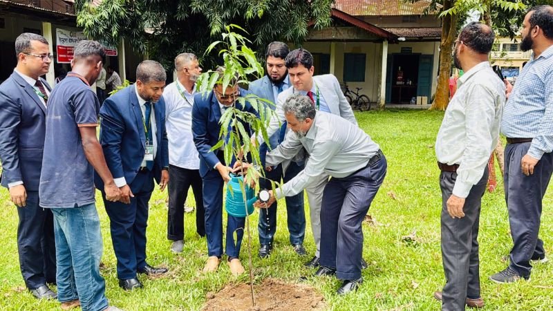 সুনামগঞ্জে পূবালী ব্যাংক পিএলসি আয়োজিত বৃক্ষরোপণ কর্মসূচি ও ব্যাংকিং ক্যাম্পেইন