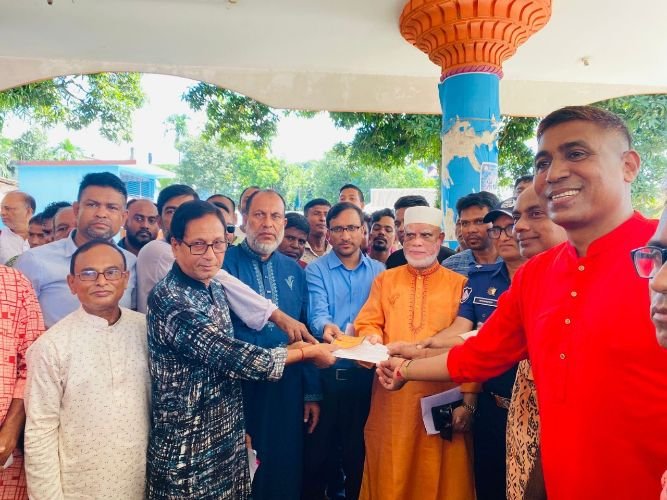 <span style='color:#000;font-size:18px;'>শান্তিপূর্ণ দুর্গোৎসব উদযাপনে প্রশাসন ও রাজনৈতিক নেতাদের আশ্বাস</span><br/> নবীগঞ্জে ৯৩টি পূজা মণ্ডপে ডিও প্রদান