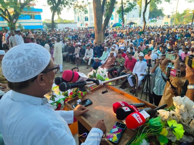 গোয়াইনঘাটে জামায়াতের বিক্ষোভ সমাবেশ 