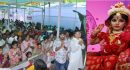 দুর্গাপূজোর অষ্টমীর দিনে দক্ষিণ সুরমায় ‘কুমারী পূজা’
