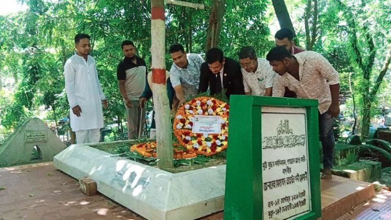 সিলেটে বঙ্গবীর ওসমানীর ১০৭ তম জন্মবার্ষিকীতে জাতীয় জনতা পার্টির পুষ্পস্তবক অর্পণ