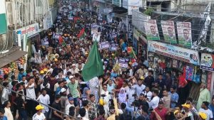 <span style='color:#000;font-size:18px;'>ফেঞ্চুগঞ্জে গণমিছিলে ব্যারিস্টার এম এ সালাম</span><br/> তারেক রহমানকে নিয়ে আত্মনির্ভরশীল দেশ গড়ার স্বপ্ন দেখছে তরুণ প্রজন্ম