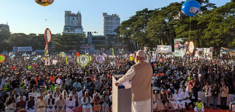 <span style='color:#000;font-size:18px;'>সিলেটে ইসলামী ও সমমনা ৮ দলের বিভাগীয় সমাবেশ</span><br/> “একদল অপকর্ম করে পালিয়েছে, আরেকদল সেই অপকর্মের দায় কাঁধে তুলে নিয়েছে”