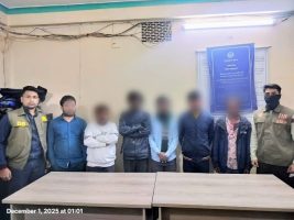 সিলেটে প্রকাশ্য জুয়া খেলার সময় ১২ জন আটক