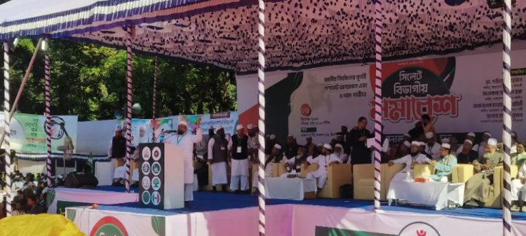 সিলেটের আলিয়া মাঠে ৮ দলের সমাবেশ শুরু