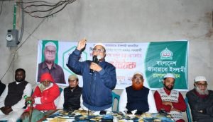 বিশ্বনাথের রামপাশায় অধ্যাপক আব্দুল হান্নানের দাড়িপাল্লার সমর্থনে উঠান বৈঠক