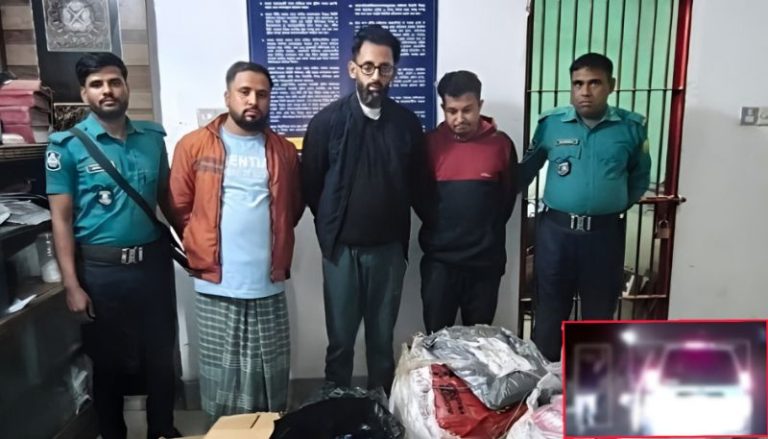 সিলেট-ফেঞ্চুগঞ্জ সড়কে ডাকাতি, ২৪ ঘণ্টার মধ্যে জড়িত ৩ জন গ্রেফতার