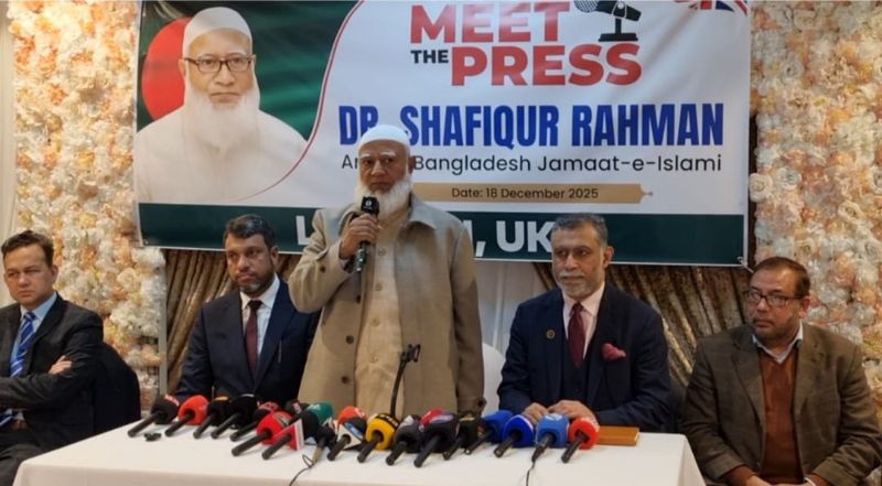 <span style='color:#000;font-size:18px;'>লন্ডনে ‘মিট দ্য প্রেস’ অনুষ্ঠানে ডা. শফিক</span><br/> নির্বাচনে জিতলে ২ শর্তে জাতীয় সরকার গঠন করবে জামায়াত