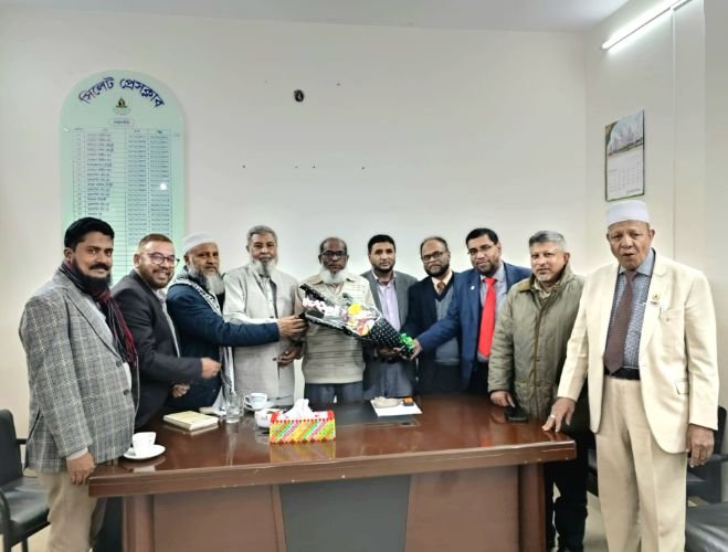 সিলেট প্রেসক্লাবের নবনির্বাচিত কমিটির সাথে জিএসসি ইউকের সৌজন্য সাক্ষাৎ 