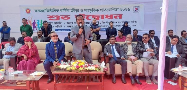 <span style='color:#000;font-size:18px;'>সমাজসেবা সিলেট আন্তঃপ্রাতিষ্ঠানিক বিভাগীয় ক্রীড়া প্রতিযোগিতা সম্পন্ন</span><br/> আত্মমর্যাদাশীল মানুষ হিসেবে নিবাসীদের মাথা উঁচু করে দাঁড়াতে হবে