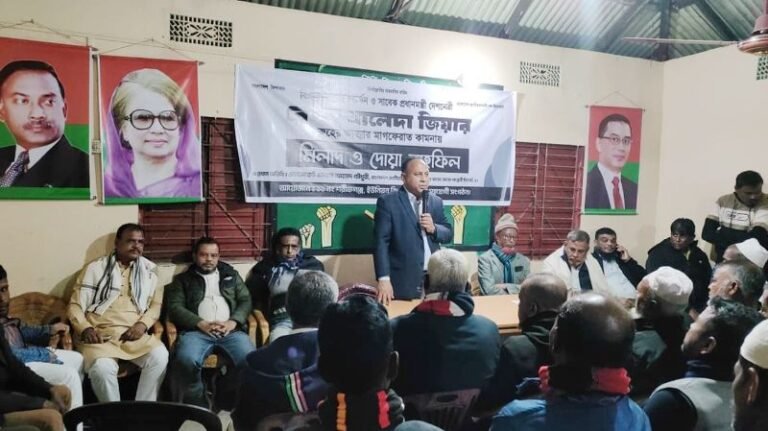 <span style='color:#000;font-size:18px;'>ভাদেশ্বর ও শরীফগঞ্জে খালেদা জিয়ার জন্য দোয়া মাহফিল</span><br/> গোলাপগঞ্জ-বিয়ানীবাজার নিয়ে বিস্তর পরিকল্পনা রয়েছে : অ্যাড. এমরান চৌধুরী