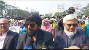 সিলেটে বিএনপির নির্বাচনী জনসভায় শাবি ভিসি, প্রো-ভিসি, রেজিস্ট্রার: সমালোচনা