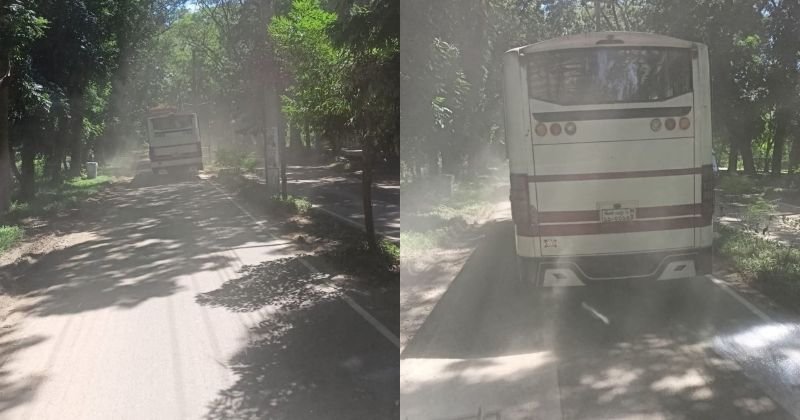 শাবিতে ধুলোয় চরম ভোগান্তি শিক্ষার্থীদের, বাড়ছে অসুখের প্রকোপ