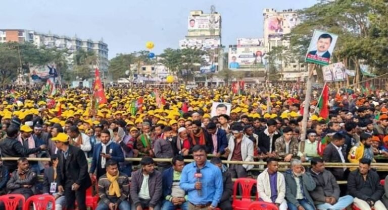 ভাষণ দেবেন তারেক রহমান, সিলেট আলিয়া মাঠে জনসমুদ্র