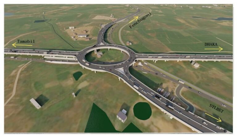 সড়ক উন্নয়নের ছোঁয়ায় নতুন রূপ পাচ্ছে সিলেট নগরী