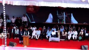 সিলেট আলিয়া মাঠের জনসভা মঞ্চে হাজির হয়েছেন তারেক রহমান