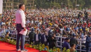 তাদের প্রটোকল তিনগুণ বাড়িয়ে দেন, মৌলভীবাজারে তারেক রহমান