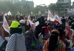 প্রথমবারের মতো সিলেটের জামায়াতের সমাবেশে অংশ নিলেন নারীরা