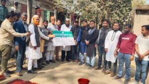 অগ্নিকাণ্ডে ক্ষতিগ্রস্থদের মাঝে ‎গোয়াইনঘাট প্রবাসী সমাজকল্যাণ পরিষদের অনুদান প্রদান