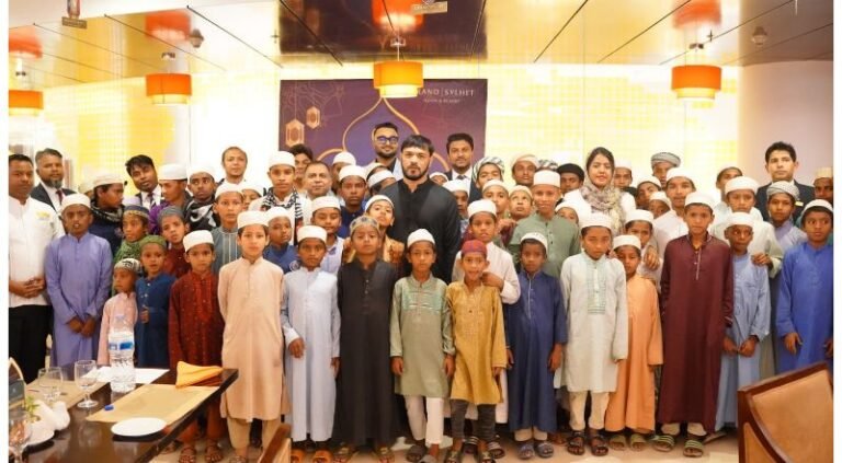 গ্র্যান্ড সিলেট হোটেল এন্ড রিসোর্টে এতিমদের নিয়ে চ্যারিটি ইফতার