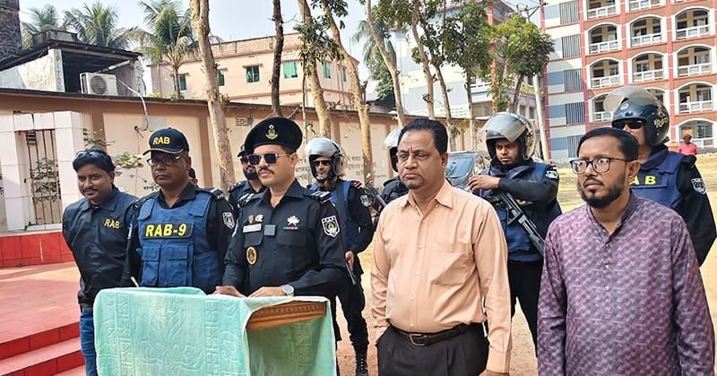 শ্রীমঙ্গলে নির্বাচনী নিরাপত্তা নিশ্চিতে র‌্যাবের প্রস্তুতি