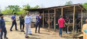 বাঁশতলা স্মৃতিসৌধ ও পর্যটন স্পটে অভিযান : ১০ দোকানপাটসহ অবৈধ স্থাপনা উচ্ছেদ