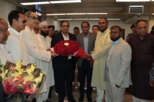 সিলেটে এসেছেন স্থানীয় সরকার প্রতিমন্ত্রী মীর শাহে আলম