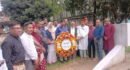 গণহত্যা দিবসে শান্তিগঞ্জে বীর মুক্তিযোদ্ধা শহীদ তালেব ও কৃপেন্দ্র দাশের সমাধিতে পুষ্পস্তবক অর্পণ 
