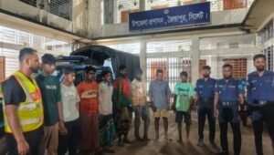 জৈন্তাপুরে বালু উত্তোলনের দায়ে ৮ জন নৌকা শ্রমিককে আটক করে সাজা