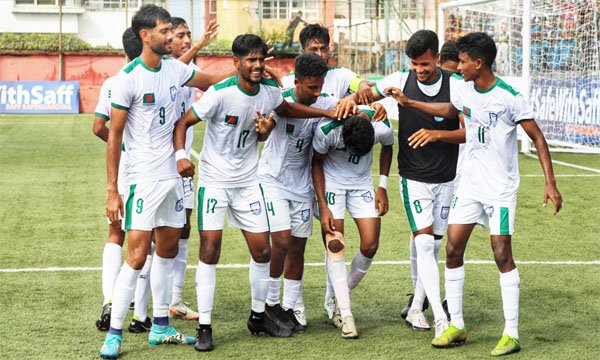 ২-০ গোলে পাকিস্তানকে হারিয়ে বাংলাদেশের দারুণ শুরু