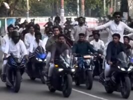 <span style='color:#000;font-size:18px;'>বিকট শব্দে আতঙ্কিত নগরবাসী । শাহী ঈদগাহে আটক ৫টির বিরুদ্ধে মোটর আইনে মামলা</span><br/> নগরীতে মোটরসাইকেলে শোডাউনের নামে জনদুর্ভোগ সৃষ্টি করছে কারা?