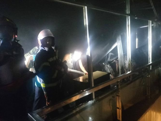 সিলেট ওসমানী আন্তর্জাতিক বিমানবন্দরে অগ্নিকাণ্ড