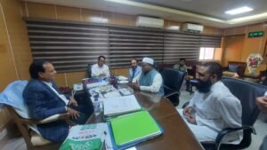 জকিগঞ্জ-কানাইঘাটের উন্নয়ন নিয়ে দুর্যোগ ব্যবস্থাপনা মন্ত্রীর সাথে এমপি আবুল হাসানের সাক্ষাত