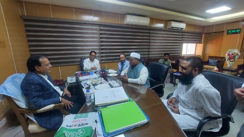 জকিগঞ্জ-কানাইঘাটের উন্নয়ন নিয়ে দুর্যোগ ব্যবস্থাপনা মন্ত্রীর সাথে এমপি আবুল হাসানের সাক্ষাত