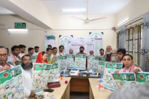 শাবি প্রেসক্লাবের উদ্যোগে বাংলা বর্ষপঞ্জিকার মোড়ক উন্মোচন