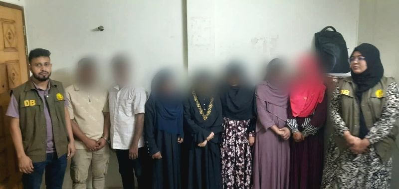 সিলেটে অসামাজিক কার্যকলাপের অভিযোগে আটক- ৭, হোটেল সিলগালা